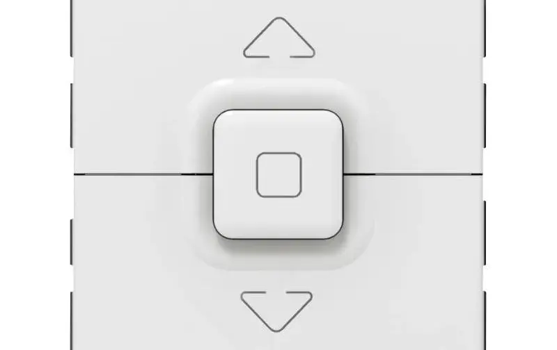 LEGRAND Mosaic Bouton poussoir pour volets roulants -Max 500W-blanc - 077025