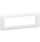 Plaque horizontale 8 modules blanc