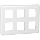Plaque de finition Mosaic pour 2x3x2 modules blanc