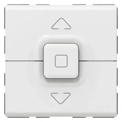 LEGRAND Mosaic Bouton poussoir pour volets roulants -Max 500W-blanc - 077025