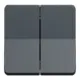 Double va et vient IP55 IK07 - Gris anthracite - Mureva - MUR35019