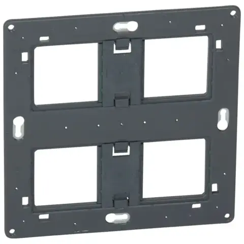 Legrand Support à vis pour Mosaic, Céliane 2x2 postes-2x4/5 mod - 080264