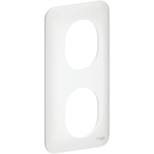 Plaque de finition Ovalis – 2 postes verticale – S260724
