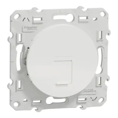 SCHNEIDER Odace Prise RJ45 grade 1 catégorie 6 blanc - S520475