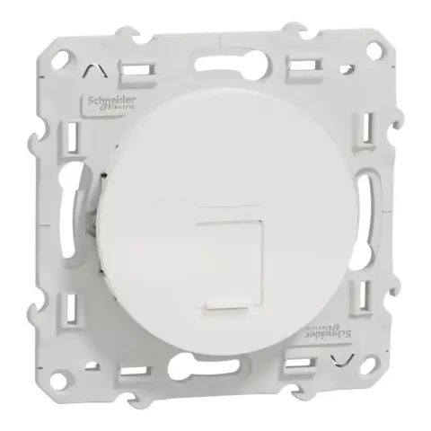 SCHNEIDER Odace Prise RJ45 grade 1 catégorie 6 blanc - S520475