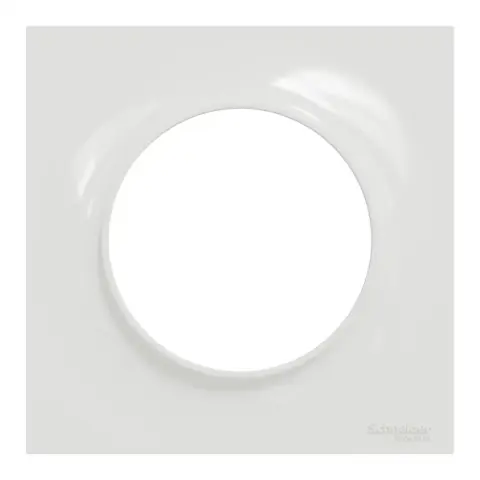 SCHNEIDER Odace Styl Plaque 1 poste blanc - S520702