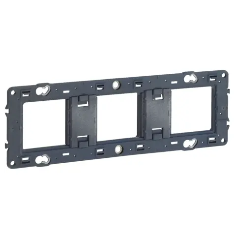 LEGRAND Batibox Support 3 postes pour fixation à vis - 080253