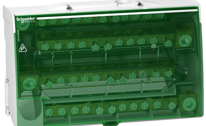 Répartiteur étagé tétrapolaire Linergy - 160A - 4x12 trous - LGY416048