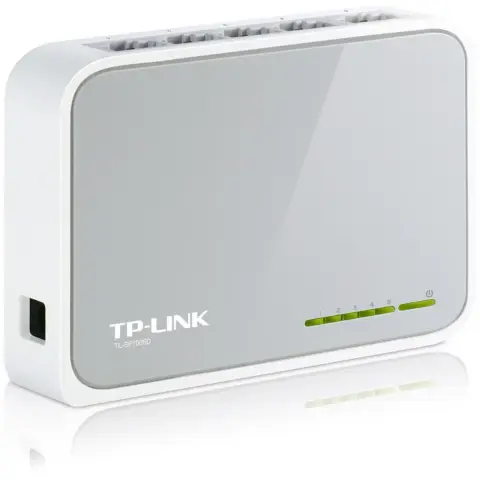 Tp-Link - Switch 5 Ports Bureau 10/100 Mbps Blanc Tl-Sf1005D-8270000