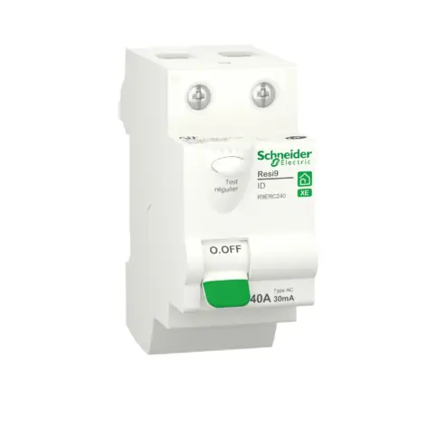 SCHNEIDER Resi9 XE Interrupteur différentiel 40A 30mA type AC auto 230V - R9ERC240