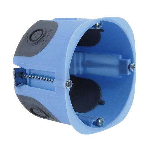 Boite d'encastrement 40 mm carré bleu - ELECTRIC CENTER : Distributeur de  matériel électrique & pneumatique industriel