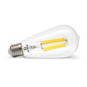 AMPOULE LED E27 ST64 FILAMENT 8W 2700°K DIMMABLE -71590