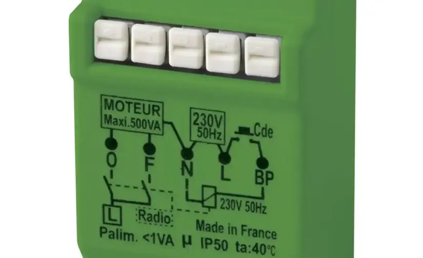 YOKIS Micromodule Radio pour volets roulants Encastré 500W - MVR500ERP
