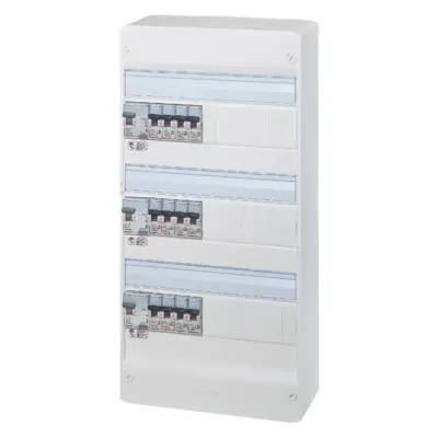 Legrand Drivia Tableau électrique équipé 3 rangées 2ID 63AC-1ID 63A -12 disjoncteurs - LGTAMC3