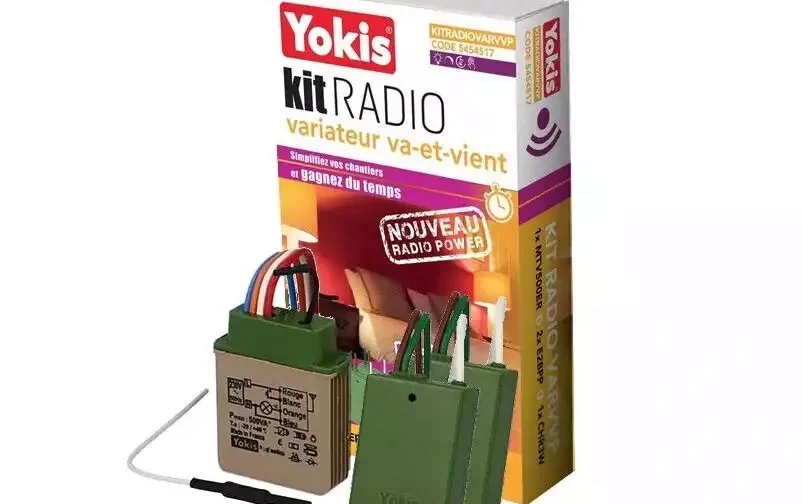 Yokis Televariateur radio + Emetteur 2 canaux +1 compensateur - KITRADIOVARVVP