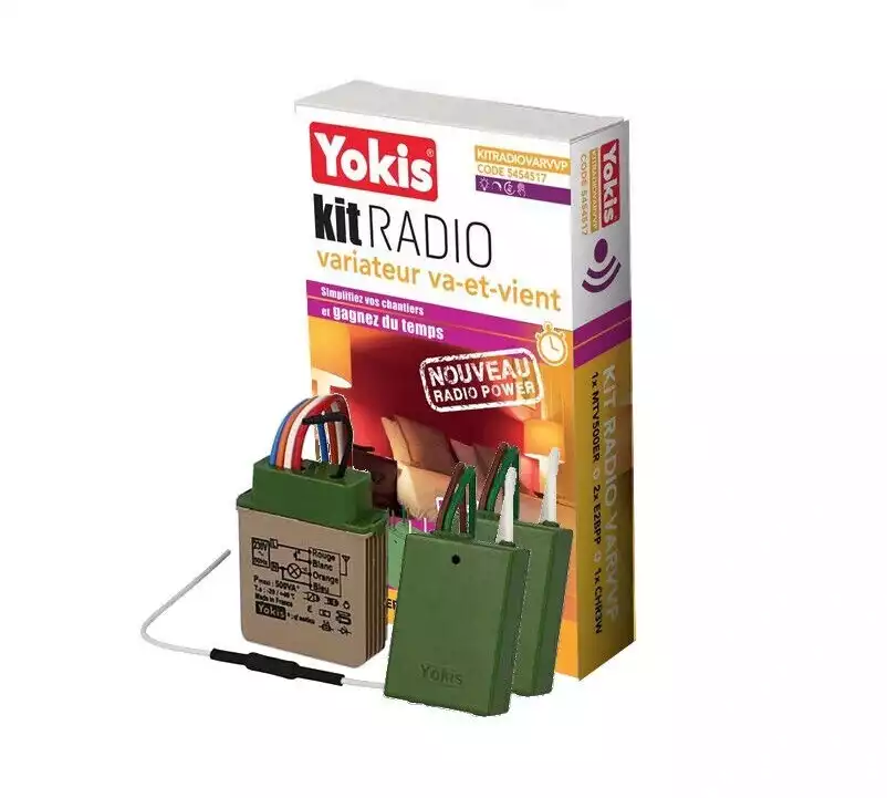 Yokis Televariateur radio + Emetteur 2 canaux +1 compensateur - KITRADIOVARVVP