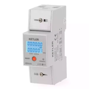 Compteurs électriques Monophasé - 80A - Affichage LCD - KE8003