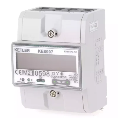 Compteur d'énergie 80A Tétra certifié MID - KE8007