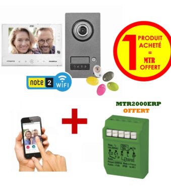 Urmet Kit vidéo Note 2 Wifi - 1723/95MTR + Article offert