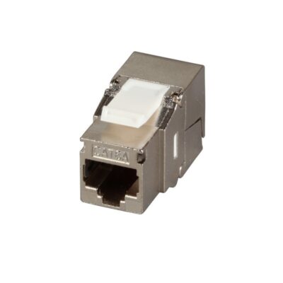 Embase RJ45 Keystone Cat 6a FTP à sertissage rapide - 1010789  