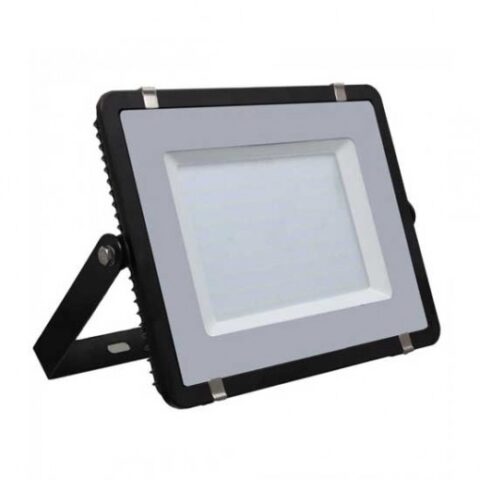 Projecteur LED 200W slim noir Chip Samsung SMD blanc froid 6400K - SKU 419