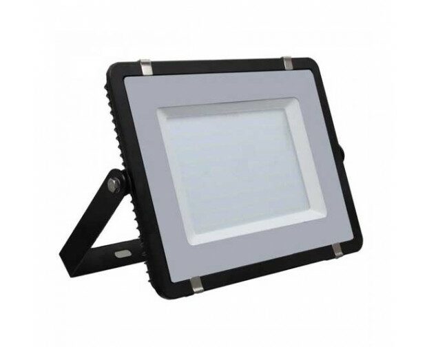 Projecteur LED 200W slim noir Chip Samsung SMD blanc froid 6400K - SKU 419
