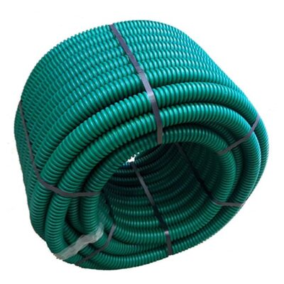 Gaine PE Anti-UV 450N - Vert - Ø 40 mm - couronne de 25 m -55154