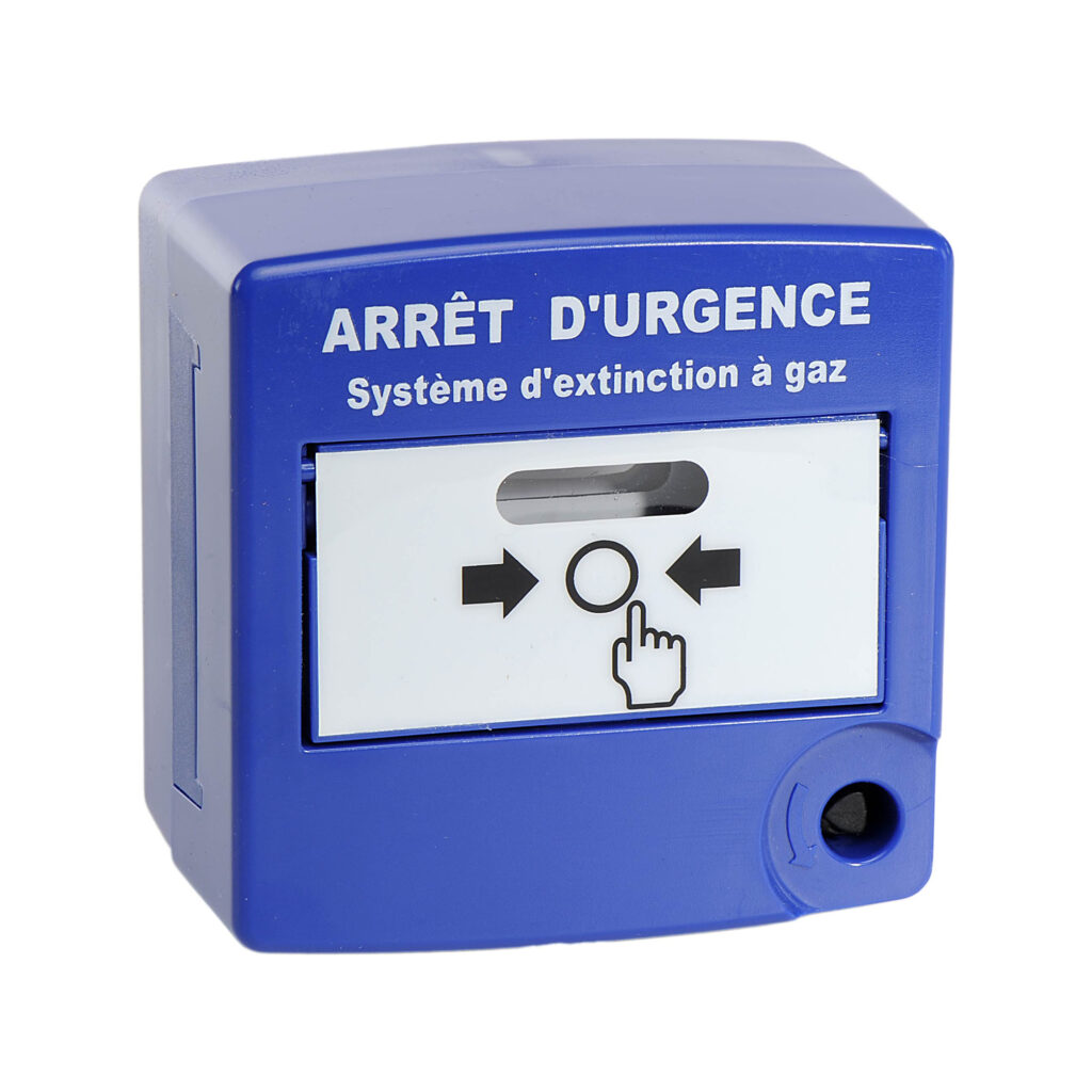 Déclencheur manuel arrêt d'urgence d'extinction à gaz - 10080