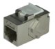 Coupleur RJ45 blindé Cat.6a femelle / femelle compatible format KEYSTONE