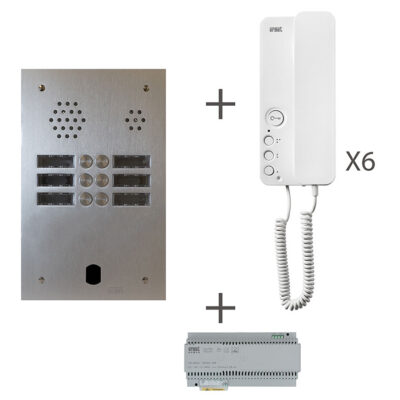 Interphones Kit audio 2 rangées de touches - URMET - KA83/20