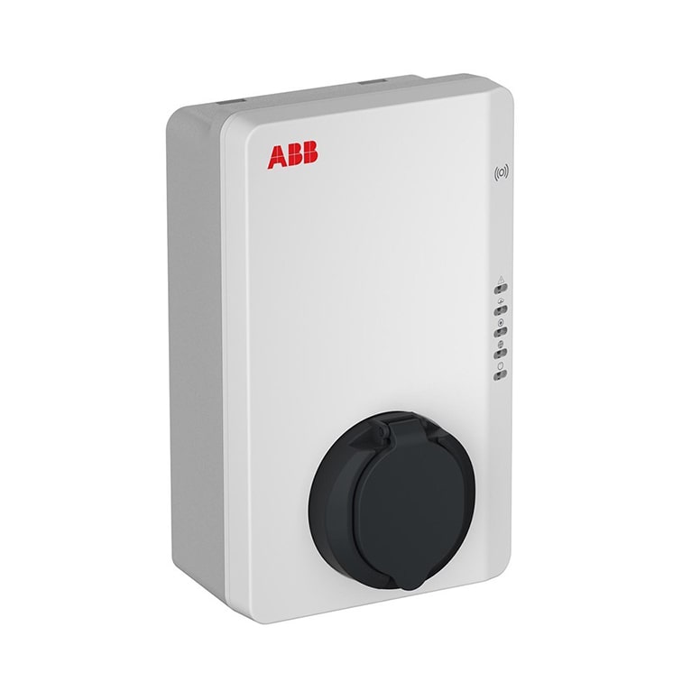 Borne de recharge ABB Terra AC Wallbox 7kW RFID pour véhicule électrique -  6AGC101252