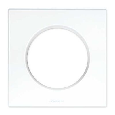 Lot de 50 plaques simples blanc - EUROHM Square - 60296