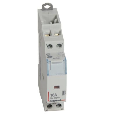 Contacteur de puissance bobine 230 V~ - 2P - 250 V~ - 16 A - O + F - 1 module - Legrand - 412521