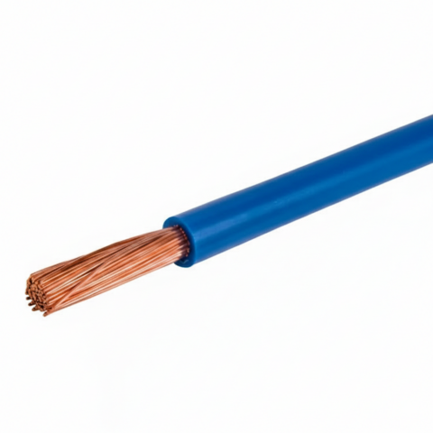 Fils électriques H07VK 6mm² souple - Bleu – HO7VK6B – (au mètre)