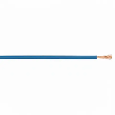 Fil électrique en cuivre souple H05VK 1 mm² Bleu -100m