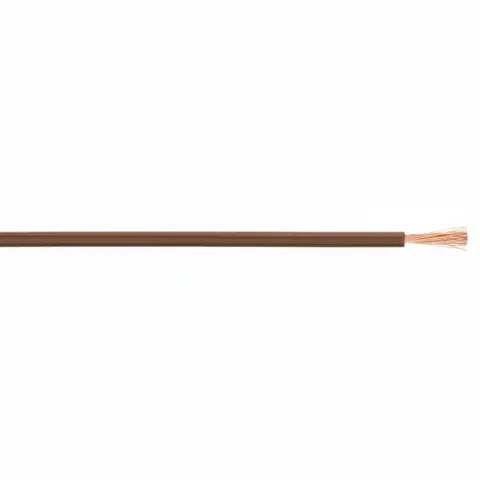 Fil souple H05VK 1 mm² Marron - Fil électrique en cuivre souple 100m