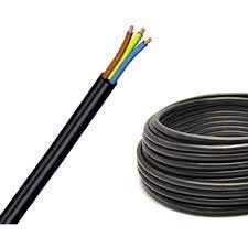 Câble souple H05VV-F 3G2,5 mm2 noir C100 – (100 mètres)