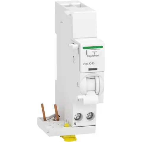 Bloc différentiel 40A - 1P+N - 30 mA - Type A SI - Acti9 Vigi iC40