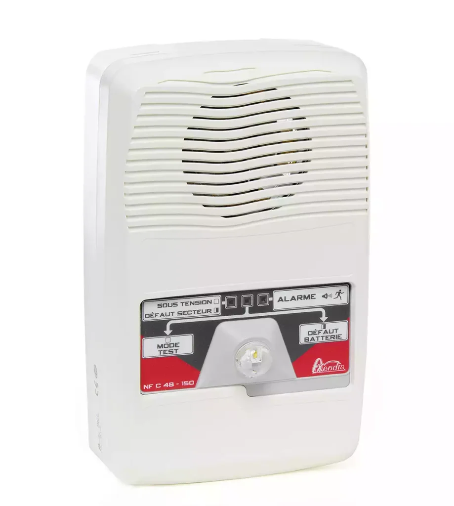 Alarme incendie type 3 BAAS MA ( Marche/Arrêt + Son NF S 32-001 + Flash) - 11470