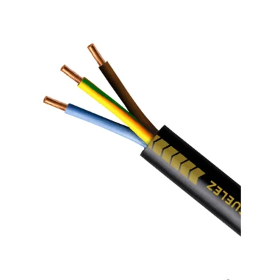 Câble rigide R2V-U-1000 3G10MM² noir – C50M