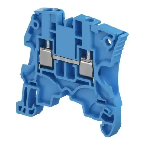 Borne de jonction ZS4 à vis 4mm² Bleue