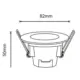 Spot Led Etanche 5W 350Lm 6K IP65 Ø82x50mm Enc 70mm