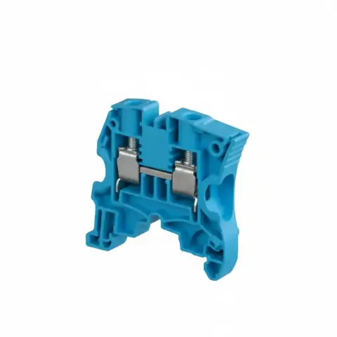 Bloc de jonction ZS10 à vis 10mm² Bleue