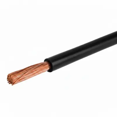 Fil électrique SOUPLE H07V-K 16 mm² noir - au mètre