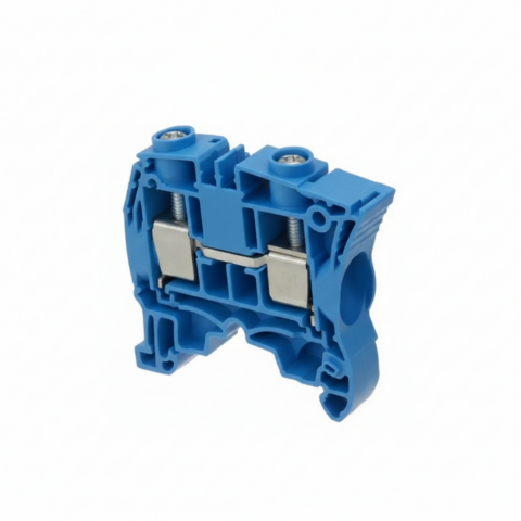 Bloc de jonction ZS16 à vis 16mm² Bleue