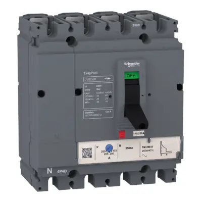 EasyPact CVS - Disjoncteur CVS250B TM250D 4P4D