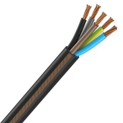 Cable rigide u-1000 r2v 5G10mm² noir - Couronne 50M