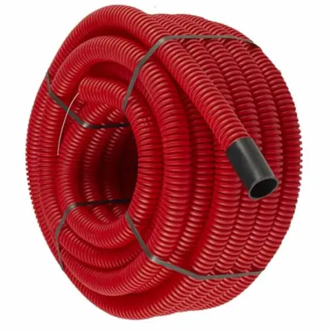 Gaine TPC D.63mm, L.50m, ROUGE