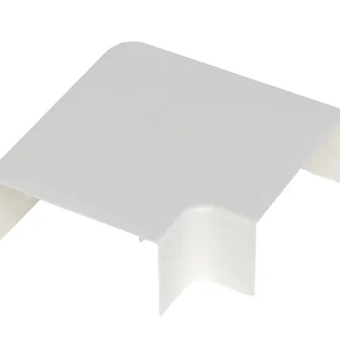Angle Plat 80×60 Blanc