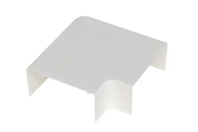 Angle Plat 100x40 Blanc